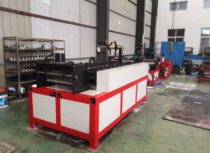 HVAC Air Duct Fleksibel Connector Making Forming Fabrication Machine