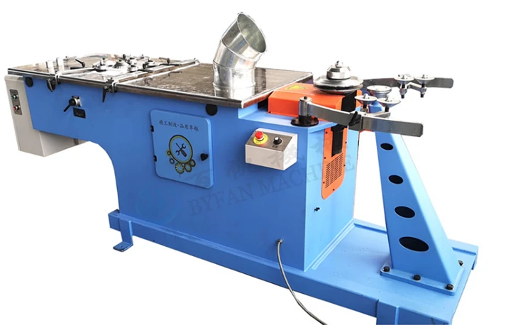Hydraulisk albueformingsmaskin for runde kanaler