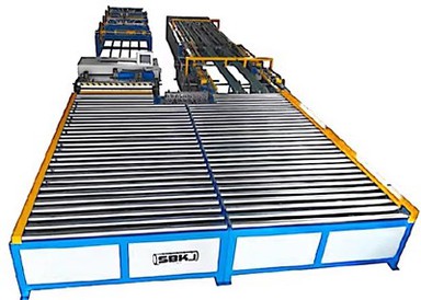 CNC rustfritt stål HVAC-kanalfabrikasjon Produksjon Auto Line